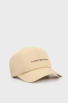 Мужская бежевая кепка TH FOUNDATION SOFT 6 PANEL CAP Бежевый ONESIZE Tommy Hilfiger AM0AM13162