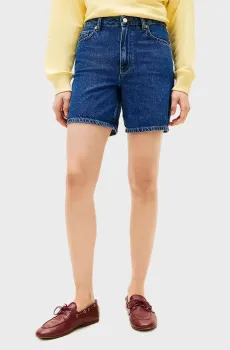 Женские синие джинсовые шорты STRAIGHT Синий 25 Tommy Hilfiger WW0WW48598