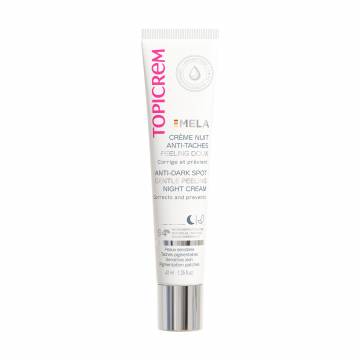 Ночной крем-пилинг для лица Topicrem Mela Anti-Dark Spot Gentle Peeling Night Cream, 40 мл Ночной крем-пилинг для лица Topicrem Mela Anti-Dark Spot Gentle Peeling Night Cream, 40 мл