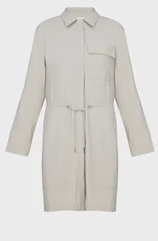 Женское бежевое платье BLEND SHIRT DRESS Бежевый M Calvin Klein K20K206616