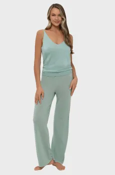 Женские мятные брюки Ментоловый 36 MARC&ANDRE S25-00LS0710