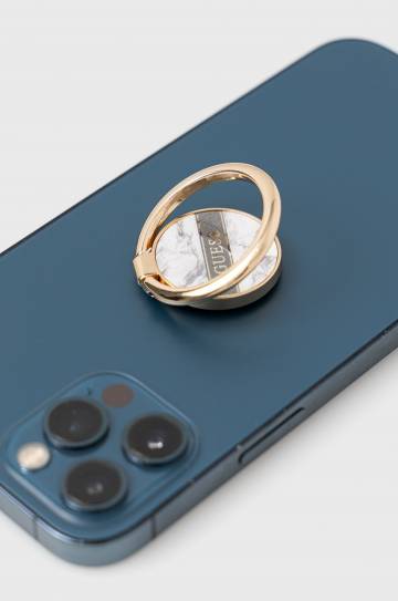 Держатель на липучке для телефона Guess Uchwyt Ring stand цвет белый Держатель на липучке для телефона Guess Uchwyt Ring stand цвет белый