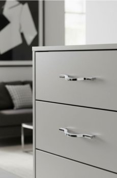 Ручки для меблів, 2 шт. - срібний