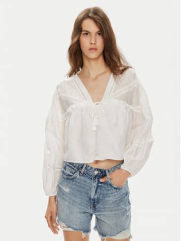 Gina Tricot Блузка 22685 Білий Loose Fit Gina Tricot Блузка 22685 Білий Loose Fit