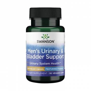 Поддержка мочевыделительной системы для мужчин Swanson Mens Urinary & Bladder Support 500 мг, 30 вегетерианских капсул Поддержка мочевыделительной системы для мужчин Swanson Mens Urinary & Bladder Support 500 мг, 30 вегетерианских капсул