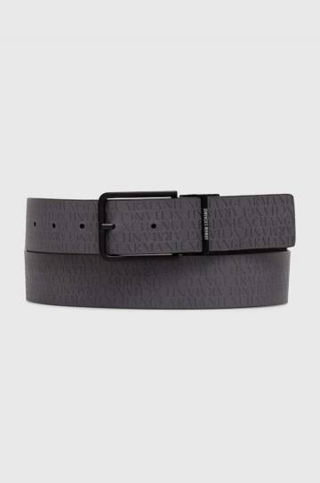 Двухсторонний кожаный ремень Armani Exchange мужской цвет чёрный 951325 2F800 Двухсторонний кожаный ремень Armani Exchange мужской цвет чёрный 951325 2F800