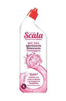 Средство для чистки унитаза Scala WC Gel Лайм и вербена, с отбеливающим эффектом, 1 л