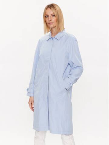 Olsen Демісезонний плащ 15101388 Блакитний Regular Fit Olsen Демісезонний плащ 15101388 Блакитний Regular Fit