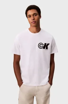 Мужская белая футболка SS 20S CK SPORT Белый M Calvin Klein Jeans LV04RC835G