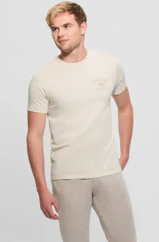 Мужская бежевая футболка Бежевый S Guess M5RI86.K9RM1;FJ0R