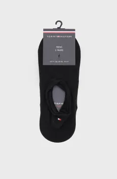 Мужские черные следы (2 пары) TH MEN FOOTIE Черный 43-46 Tommy Hilfiger 382024001