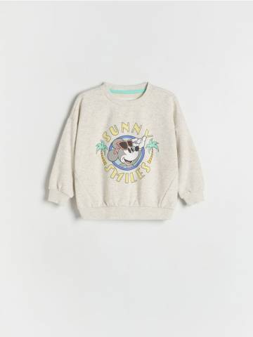 Reserved - Світшот Mickey Mouse - світло-сірий - 337CJ-09M Reserved - Світшот Mickey Mouse - світло-сірий - 337CJ-09M