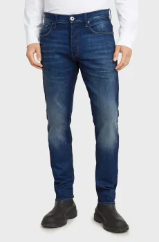Мужские синие джинсы 3301 Slim Синий 34-32 G-Star RAW 51001,A088