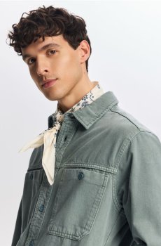 Reserved - Джинсова сорочка regular fit - синій - YQ334-67J