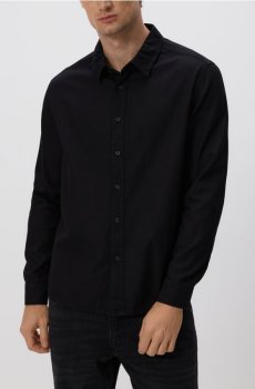 Reserved - Джинсова сорочка regular fit - чорний - YQ320-99J