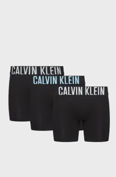 Мужские черные боксеры (3 шт) Черный L Calvin Klein 000NB3609A