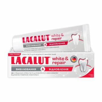 Зубная паста Lacalut White & Repair, 75 мл Зубная паста Lacalut White & Repair, 75 мл