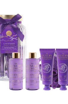 Набор для рук и тела Grace Cole The Luxury Bathing Lavender Journey To Wellness Silent Night, 6 продуктов