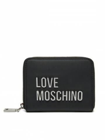 LOVE MOSCHINO Великий жіночий гаманець JC5613PP1MKD000B Чорний LOVE MOSCHINO Великий жіночий гаманець JC5613PP1MKD000B Чорний