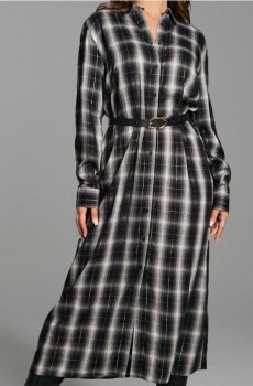 Мідісукня з поясом - різнобарвний