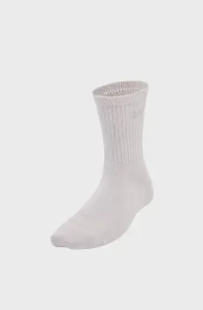 Женские белые носки (3 пары) UA Essential Nv Mid Crew 3pk Белый 36.5-42 Under Armour 1382942-289