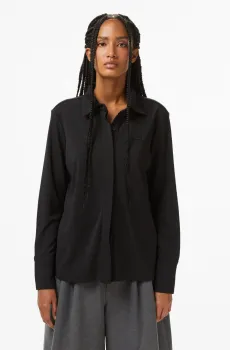 Женская черная рубашка Черный 34 Lacoste CF2631031