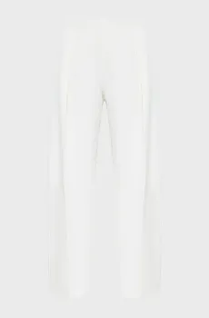 Женские белые брюки STUDIO Белый 40 Karl Lagerfeld B2W10147