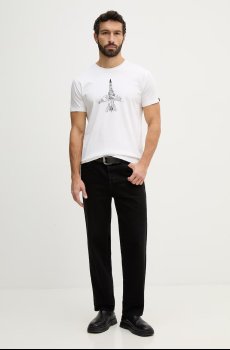 Хлопковая футболка Alpha Industries Air Force Sketch