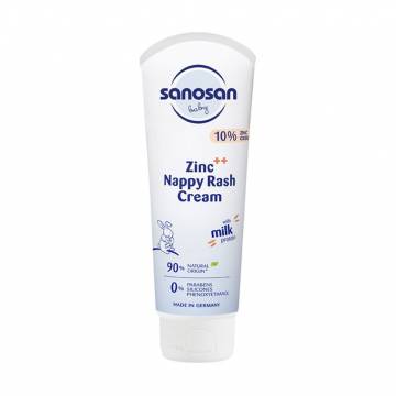 Детский крем от опрелостей Sanosan Baby Nappy Rash Cream с цинком, 100 мл Детский крем от опрелостей Sanosan Baby Nappy Rash Cream с цинком, 100 мл
