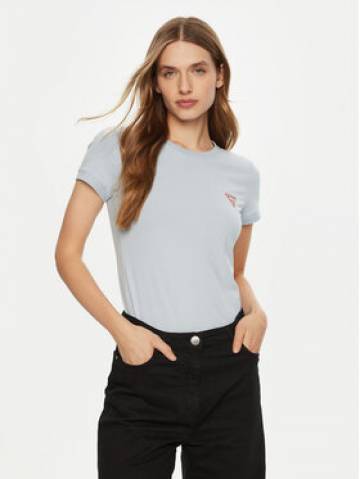 Guess Футболка SS CN MINI TRIANGLE Голубий Shirt Fit Guess Футболка SS CN MINI TRIANGLE Голубий Shirt Fit