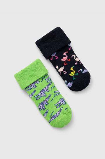 Детские носки Happy Socks Kids Animals Baby Terry Socks 2 шт цвет чёрный Детские носки Happy Socks Kids Animals Baby Terry Socks 2 шт цвет чёрный