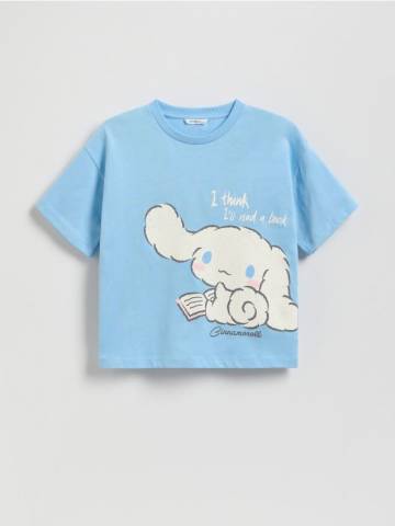 Reserved - GIRLS` T-SHIRT - світло-блакитний - 547GW-50X Reserved - GIRLS` T-SHIRT - світло-блакитний - 547GW-50X