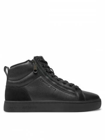 Calvin Klein Jeans Снікерcи Classic Cupsole Zip Mid In YM0YM01156 Чорний Calvin Klein Jeans Снікерcи Classic Cupsole Zip Mid In YM0YM01156 Чорний