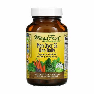 Мультивитамины и минералы для мужчин MegaFood Men Over 55 One Daily, 60 таблеток Мультивитамины и минералы для мужчин MegaFood Men Over 55 One Daily, 60 таблеток