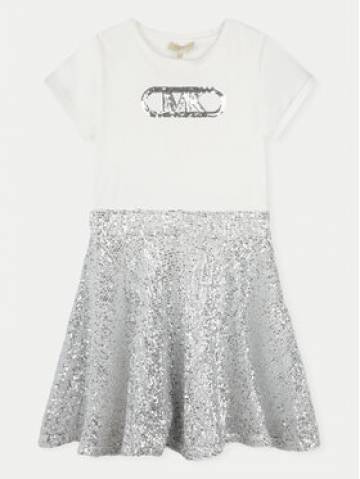 MICHAEL KORS KIDS Повсякденна сукня R30173 M Срібний Regular Fit MICHAEL KORS KIDS Повсякденна сукня R30173 M Срібний Regular Fit