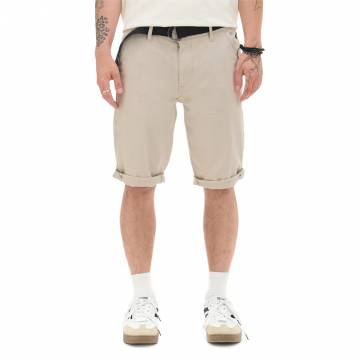 Cropp - Шорти з ременем - бежевий