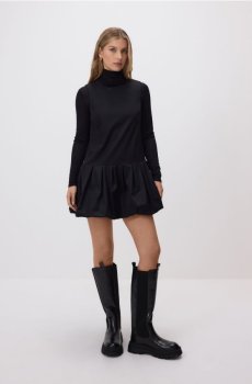Reserved - Сукня-бульбашка - чорний - 125GP-99X