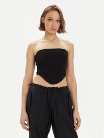 Gina Tricot Топ 21293 Чорний Slim Fit Gina Tricot Топ 21293 Чорний Slim Fit