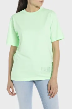 Женская салатовая футболка Салатовый M Replay W3698N.000.23608P