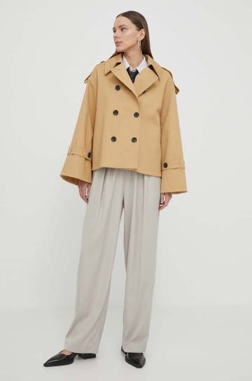 Куртка By Malene Birger женская цвет бежевый переходная oversize Куртка By Malene Birger женская цвет бежевый переходная oversize