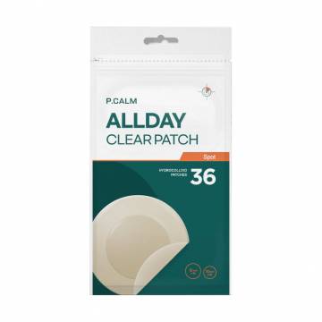 Успокаивающие патчи для акне и воспалений P.Calm All Day Clear Patch, 36 шт Успокаивающие патчи для акне и воспалений P.Calm All Day Clear Patch, 36 шт