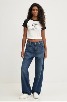 Хлопковая футболка Hugo Blue