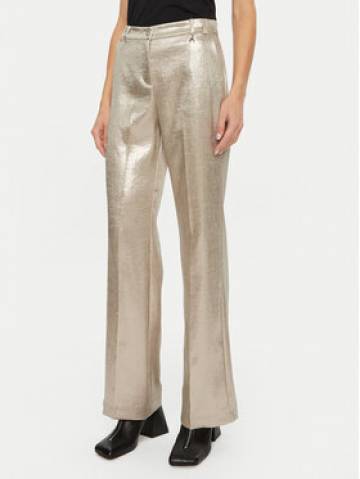 Patrizia Pepe Штани з тканини 2P1646/A502-FF14 Золотий Regular Fit Patrizia Pepe Штани з тканини 2P1646/A502-FF14 Золотий Regular Fit