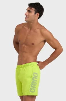 Мужские желтые шорты для плавания FUNDAMENTALS ARENA LOGO BOXER Желтый M Arena 006444-688