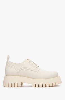 Туфлі на потовщеній підошві молочні Estro ER00111142