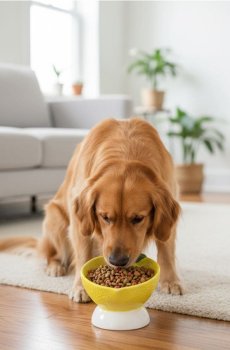 Миска для домашніх тварин - жовтий