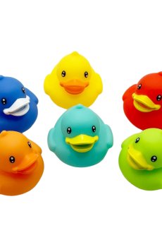 Набор для купания Bibi Toys Цветные утята, от 3 лет, 6*5*5 см, 6 шт (761018BT)