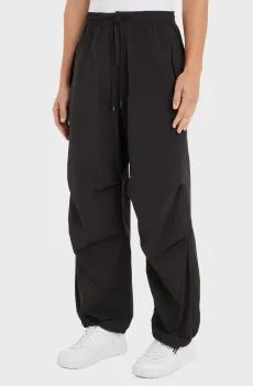 Мужские черные джоггеры TJM NYLON PARACHUTE Черный 31-32 Tommy Jeans DM0DM19498