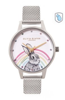 Olivia Burton Women Illustrated Animals Bracelet Analogue Watch OB16WL89-White