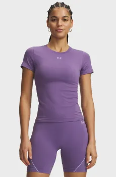 Женская фиолетовая футболка UA Vanish Seamless SS-PPL Фиолетовый XS Under Armour 6000642-520